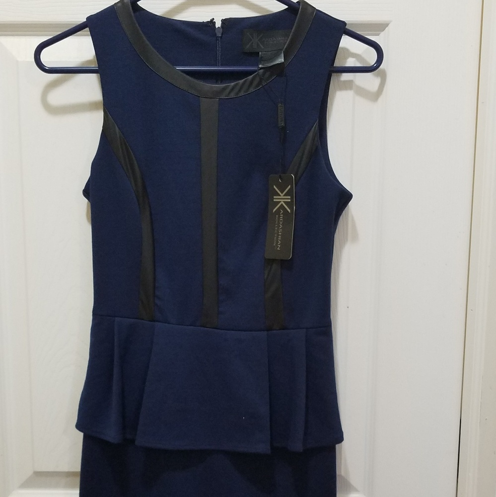 SOLD: Kardashian Kollection peplum dress